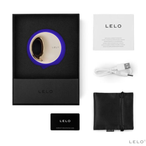Lelo ora 3 estímulador sexo oral midnight azul