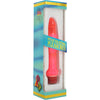 Jelly vibrador anal delgado rosa