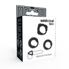 Addicted set 3 anillos pene negro