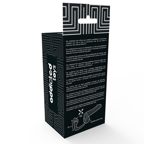Addicted plug anal con anillo pene negro