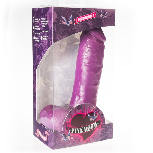 Pink anton dildo realístico lila 21.5 cm