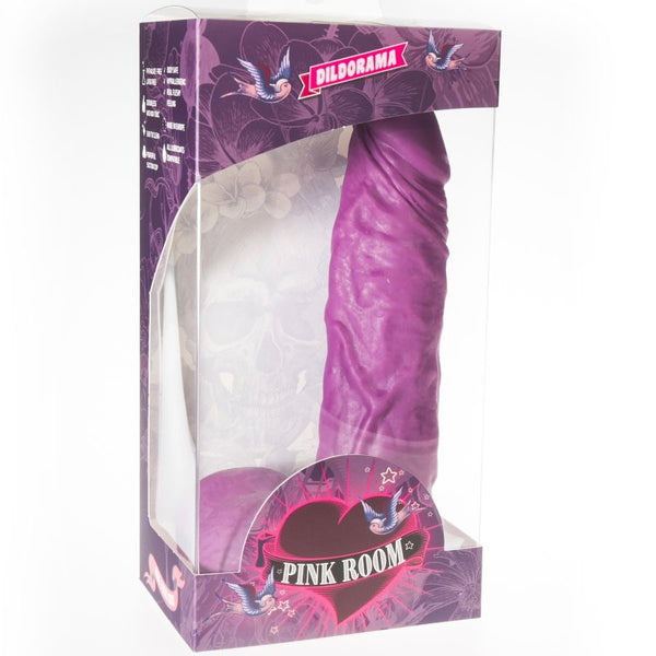 Pink chems dildo realístico lila 20 cm