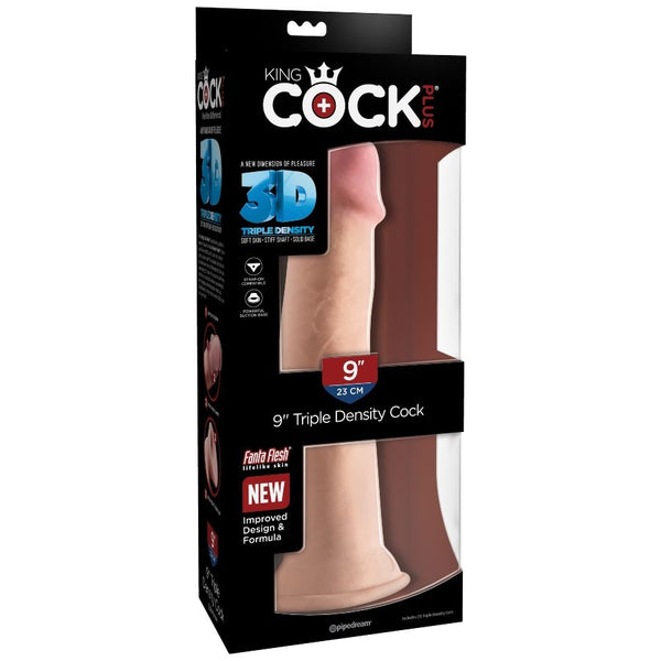 King dildo triple densidad 23 cm