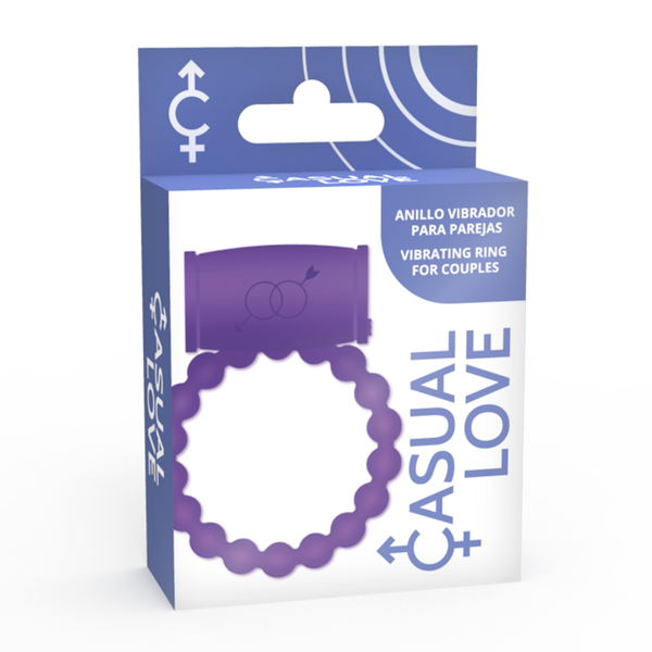 25 anillo vibrador parejas violeta