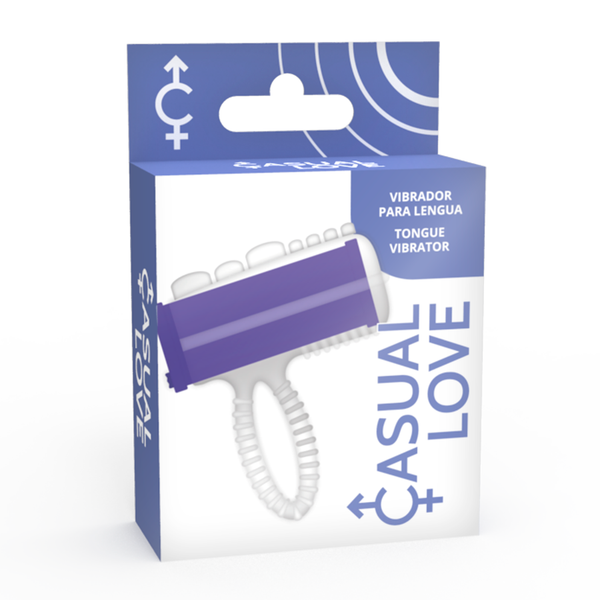 Ring vibrador lengua lila