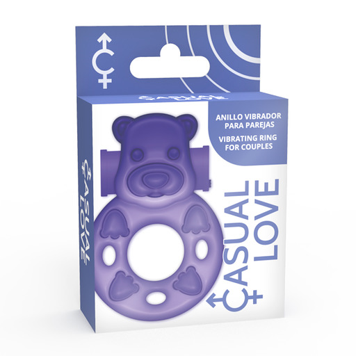 26 anillo vibrador conejito lila