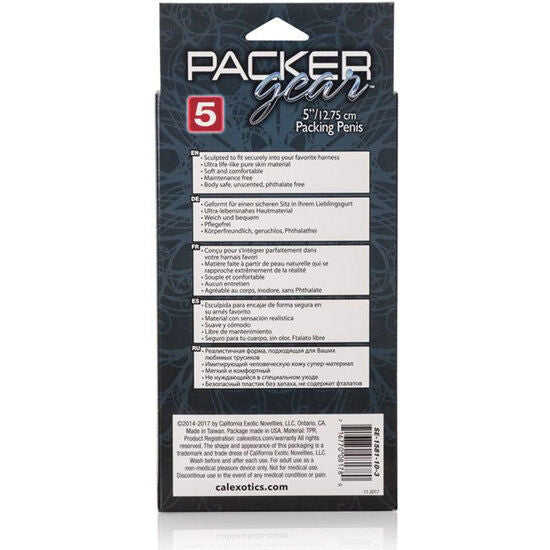 Calexotics packing penis pene realístico 14.5 cm marrón