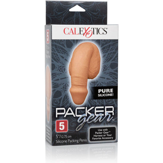 Calexotics packing penis pene de silicona 12.75cm caramelo