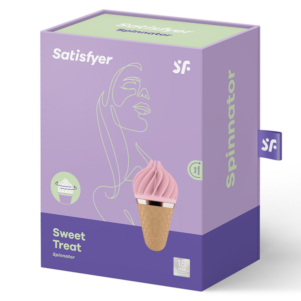 Satisfyer sweet treat spinnator negro