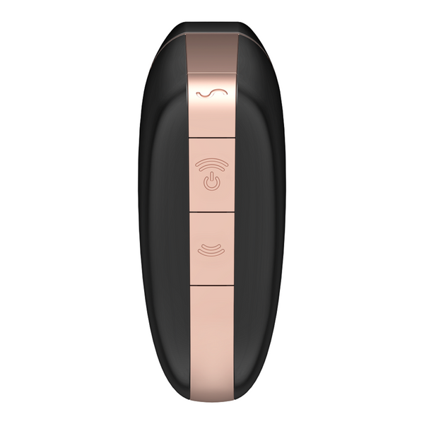 Vibrador blanco satisfyer love triangle estimulador y