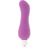Vibrador de silicona para Punto G lila