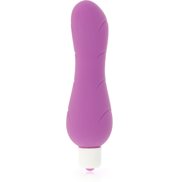 Vibrador de silicona para Punto G lila
