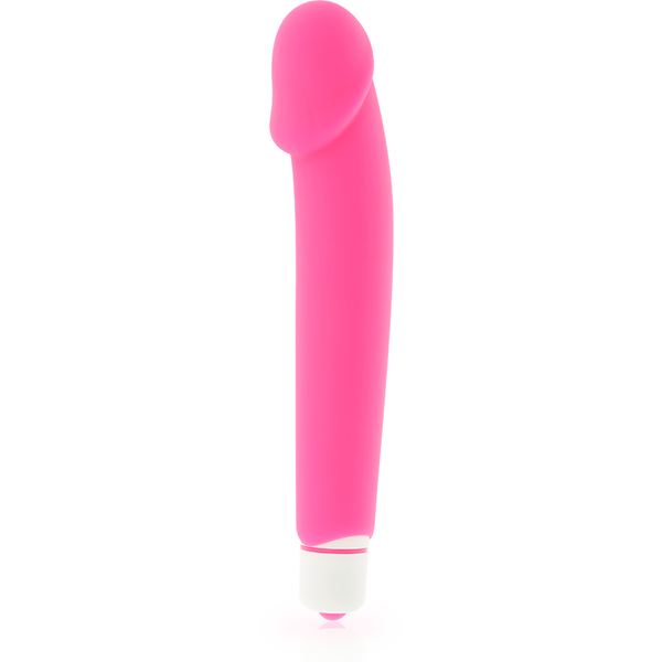 Realista vibrador silicona rosa