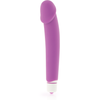 Realista vibrador silicona lila