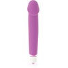 Realista vibrador silicona lila