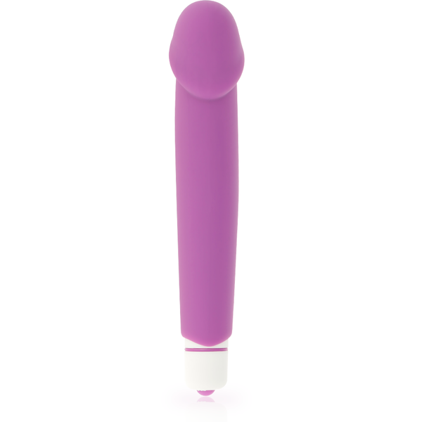 Realista vibrador silicona lila