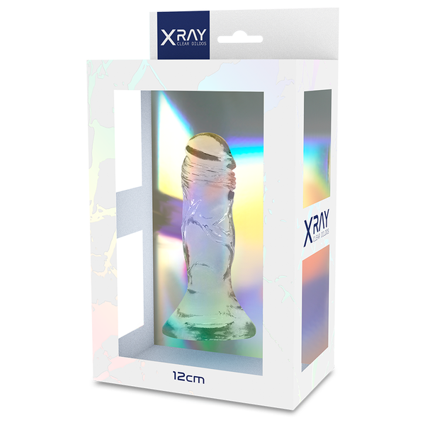 X clear dildo transparente 12 cm o 2.6 cm