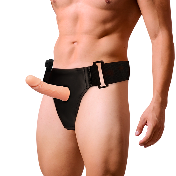 Arnés hueco marcos con vibrador 15 cm o 5 cm