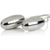 Balas vibradoras plateadas duo