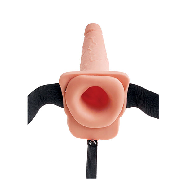 FETISH FANTASY SERIES - ARNÉS CON PENE REALÍSTICO EYACULADOR 22,9CM