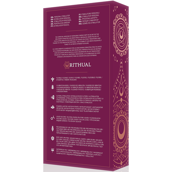 Rithual anusara motor dual recargable 2.0 negro