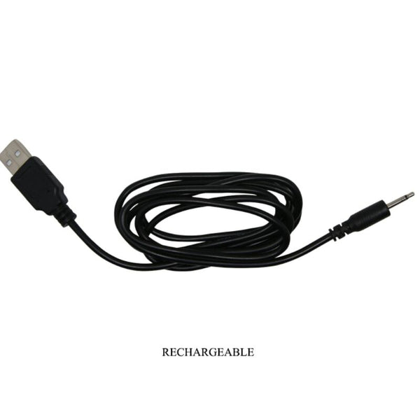 Plug anal vibrador negro recargable