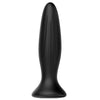 Plug anal vibrador negro recargable