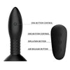 Mr plug con bolas rotadoras negro control remoto