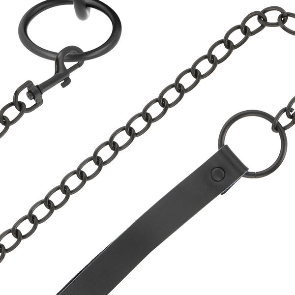 Darkness collar con cadena negro
