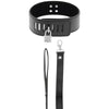 Darkness collar bdsm con candado negro