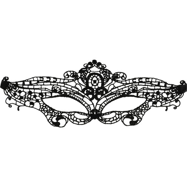 Coquette antifaz encaje negro fino