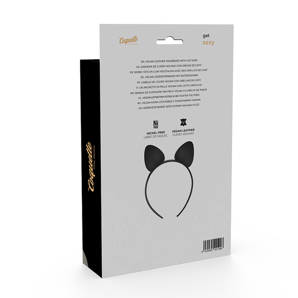 Coquette diadema con orejas de gato
