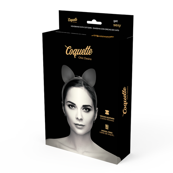 Coquette diadema con orejas de gato