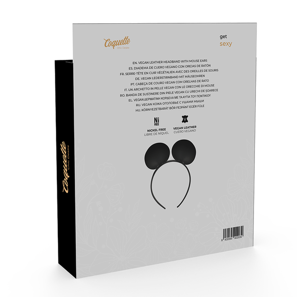 Coquette diadema con orejas de mouse