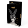 Coquette mascara cuero vegano con orejas de conejo