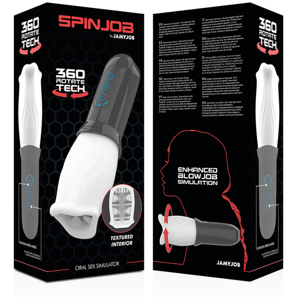 Jamyjob spinjob masturbador con rotación