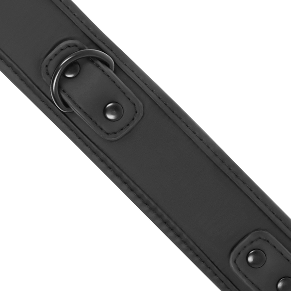 Fetish collar con cadena con forro de neopreno 3