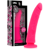Deltaclub dildo realista rosa silicona medica 20 cm o 4 cm