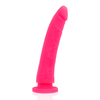 Deltaclub dildo realista rosa silicona medica 20 cm o 4 cm