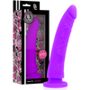 Deltaclub dildo realista lila silicona medica 20 cm o 4 cm