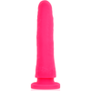 Deltaclub dildo realista rosa silicona medica 23 cm o 4.5 cm