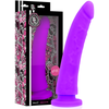 Deltaclub dildo realista lila silicona medica 23 cm o 4.5 cm