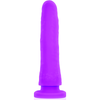 Deltaclub dildo realista lila silicona medica 23 cm o 4.5 cm