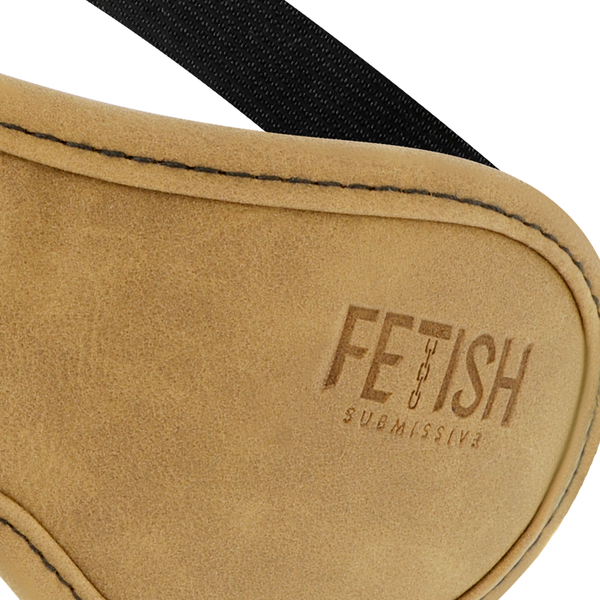 Fetish antifaz cuero vegano con forro de neopreno 2