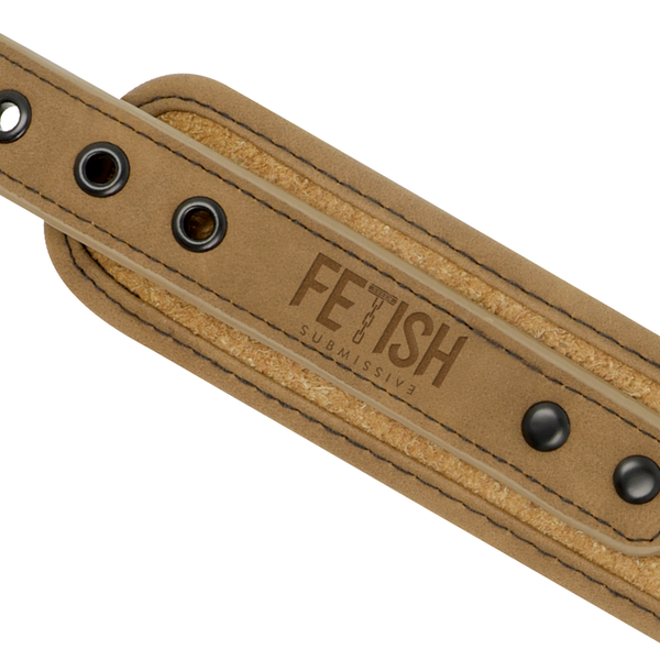 Fetish collar con cadena con forro de neopreno 2