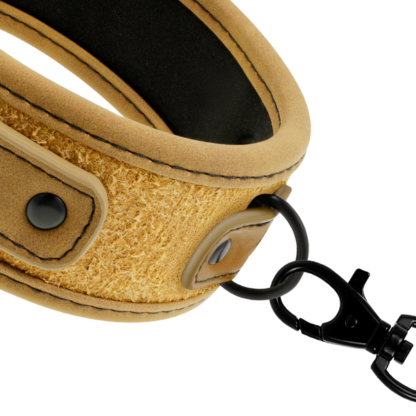 Fetish collar con cadena con forro de neopreno 2