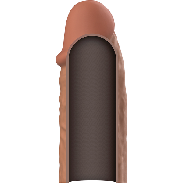 Virilxl extensión de pene liquid silicone v3 marrón