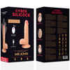 Cyber realístico control remoto mr john 23.88 cm o 4.3 cm