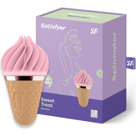 Satisfyer sweet treat spinnator negro