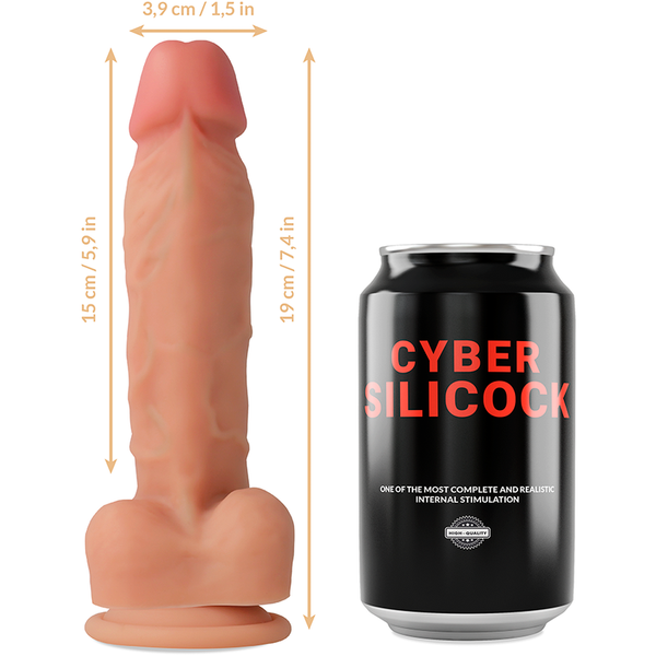 Cyber arnés silicona liquida oliver 19 cm o 3.9 cm